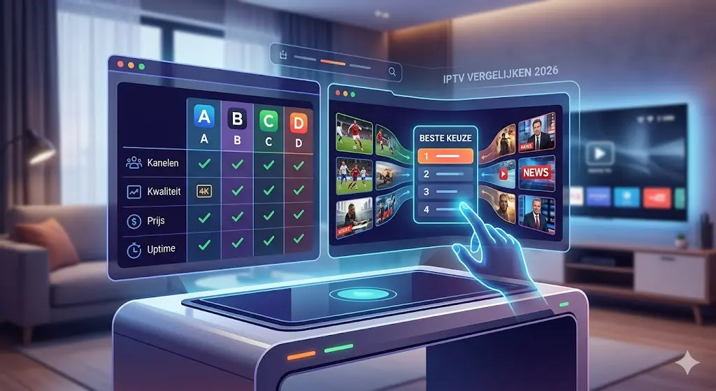 IPTV aanbieders vergelijken De Beste Providers van 2026